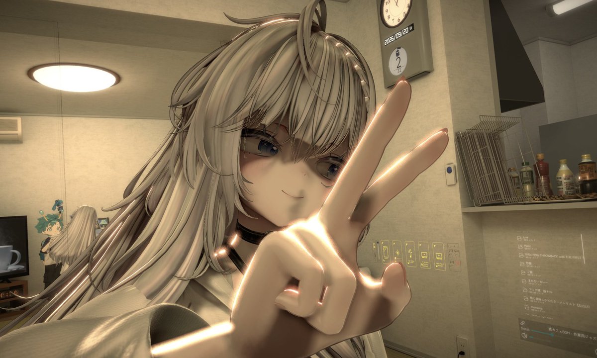 Luna_Carmin0's tweet photo. なんかフレンドがカメラギミックとかいろいろ入れてるみたいで撮ってもらったけど
顔怖すぎやろw
#VRChatPhotography #vrchat #vrchatphoto https://t.co/KbPFrAN2qR