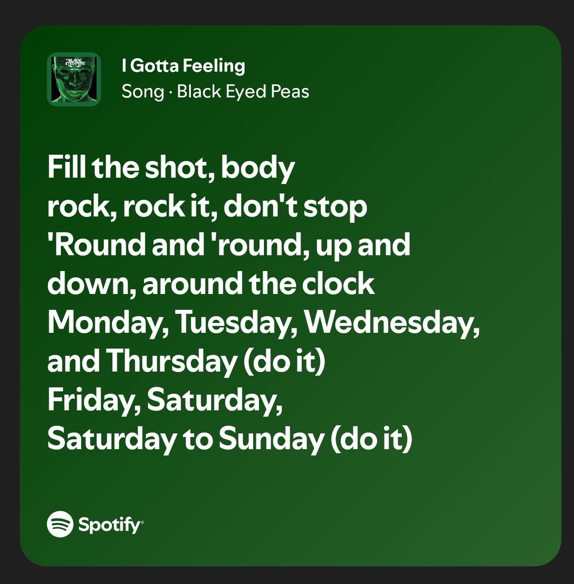 SarkyBrit's tweet photo. @hypocrates98 @scabellumpedum @AgingRanchHand That is true, but they also mention Sunday but its sung in a way that its sort of drowned out by the next line https://t.co/pVEETPvBFV