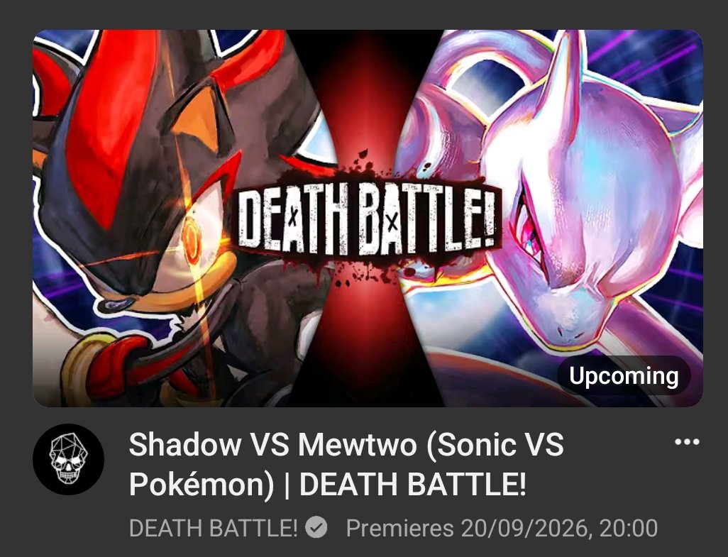 KornArt3's tweet photo. My official art used on death battle I've made it 🥹🥹🥹🥹
SHADOW WIN THIS GOOOO https://t.co/E7heAsysTc