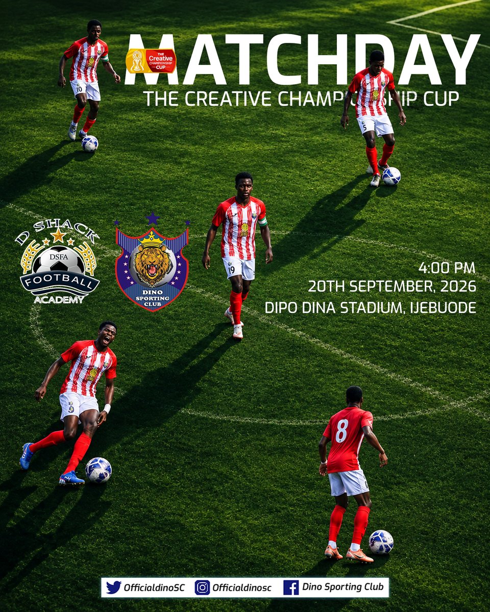 OfficialDinoSC's tweet photo. Opening day in the @TCC_League Cup
#DSHDSC #TCCCup27 #dareformore https://t.co/9Kf8qwoeBF