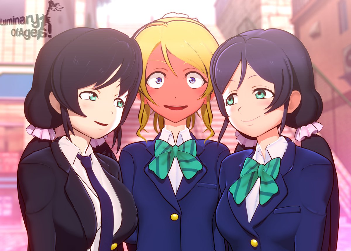 LuminaryOfAges's tweet photo. There is two of them now!? 

I don't think Eli can handle this...

#LoveLive #NozomiTojo #EliAyase #NozoEli https://t.co/6hiON9E3Th