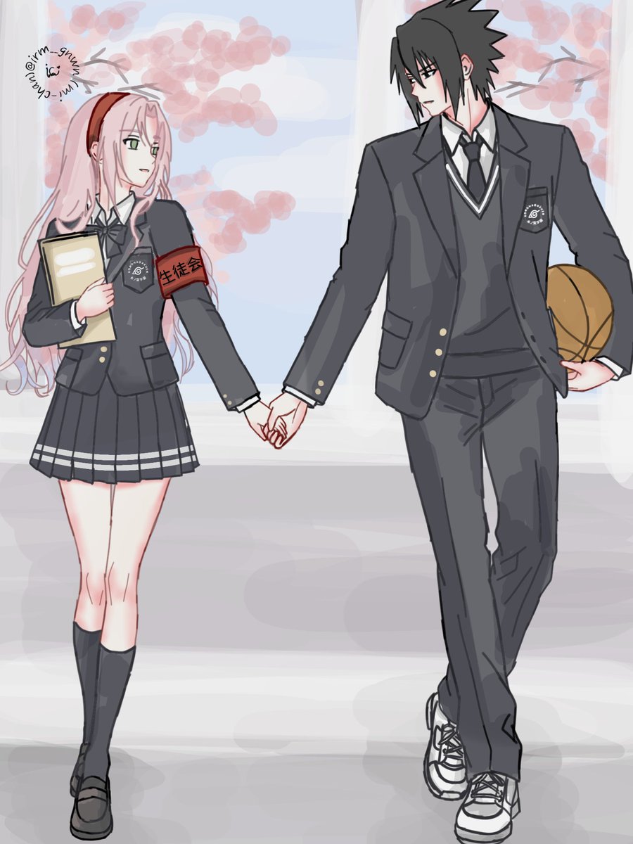 irm__gnwn's tweet photo. 💗🍅🍒Indahnya masa muda🏀📚💗 

#sasusaku #サスサク https://t.co/5U0LAqRbYr