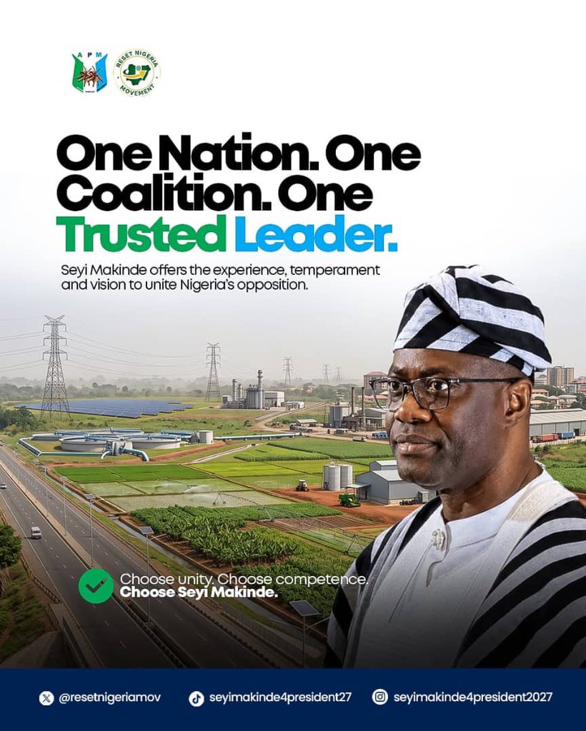 RESETNIGERIAMOV's tweet photo. A coalition brings different perspectives to the same table.

As Nigeria looks toward 2027, discussions around opposition cooperation continue, with Seyi Makinde among the political figures involved in the broader alliance conversation. https://t.co/2Z5jfJPm8P