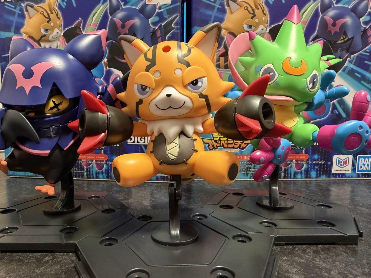 NIGG0806's tweet photo. 3個買ってこの3体揃ったの嬉しいな
アニメも来週で最終回
最後まで楽しませてもらいます https://t.co/WREKnKaUZh