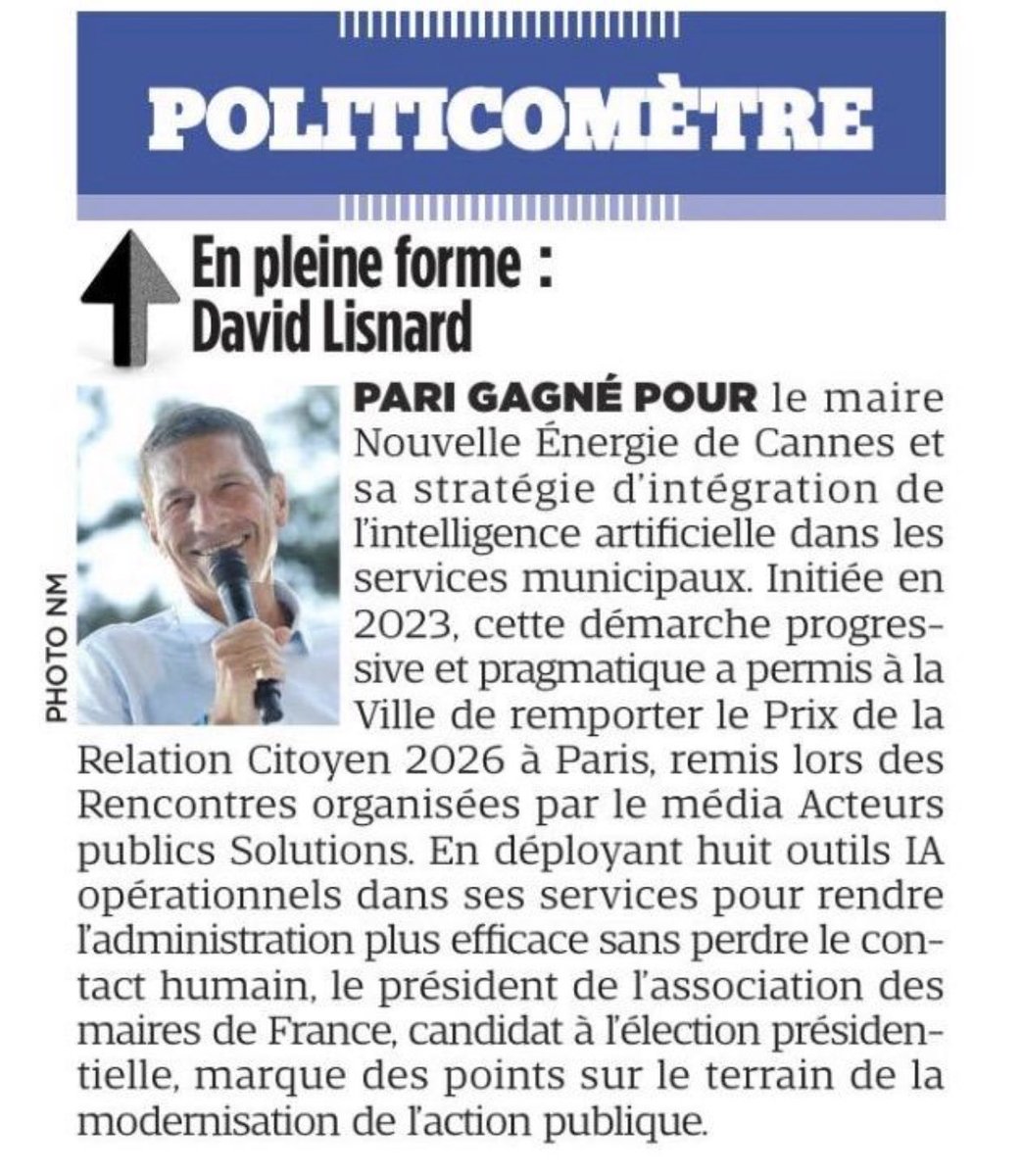fremondiere's tweet photo. La méthode @davidlisnard à Cannes. 
Vivement une @Nouv_Energie pour la France. https://t.co/FynA0BX4JN