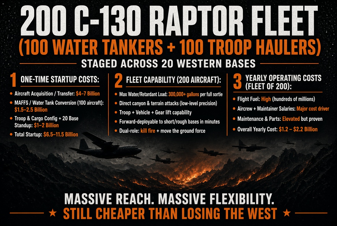 smartwildfires's tweet photo. ✈Attack Tankers don’t just fly high and mist the landscape  
-They can dive into canyons to hit hard-to-reach terrain, delivering concentrated hits right on the target  
-That’s the difference between covering ground… and killing fire  

📷It's time to invest  
#LandGuard #Wildfire