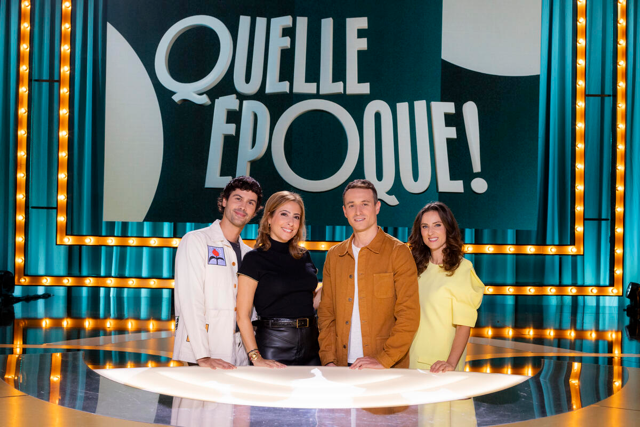 francetvpro's tweet photo. 📈 #Audiences | #France2
Leader et très beau retour de @QuelleEpoqueOff présenté par @LeaSalame avec @hugoclement @Chadhenaux et #Jessé qui a rejoint l’équipe :

✨️Près de 900k tvsp
✨️19,8%PdA
✨25,7% PdA 15/24

🙏Merci, à samedi prochain

▶️Dispo sur https://t.co/otVbeCVXNQ https://t.co/dQ1aW7NvNv