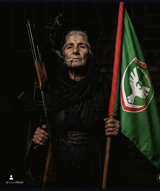aslanbahar0's tweet photo. Roj'a Amedspor. 
Serkeftın Timâ gelê Kurd💚❤️ https://t.co/TmjONlHAp8