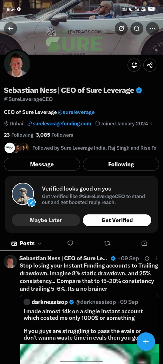 itsjustonedd's tweet photo. @risers343 @Rajsureleverage @SLF_India @SureLeverageCEO @utddboyy @kennybwoy_ 
All done I hope I win 💙🙏🏻😭 https://t.co/a1EritaPOB