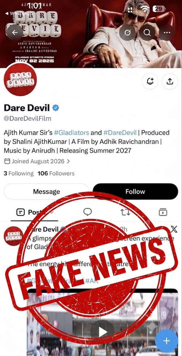 DoneChannel1's tweet photo. Follow only official sources for #DareDevil movie updates.
@SureshChandraa @DoneChannel1 https://t.co/hl389aKpPP