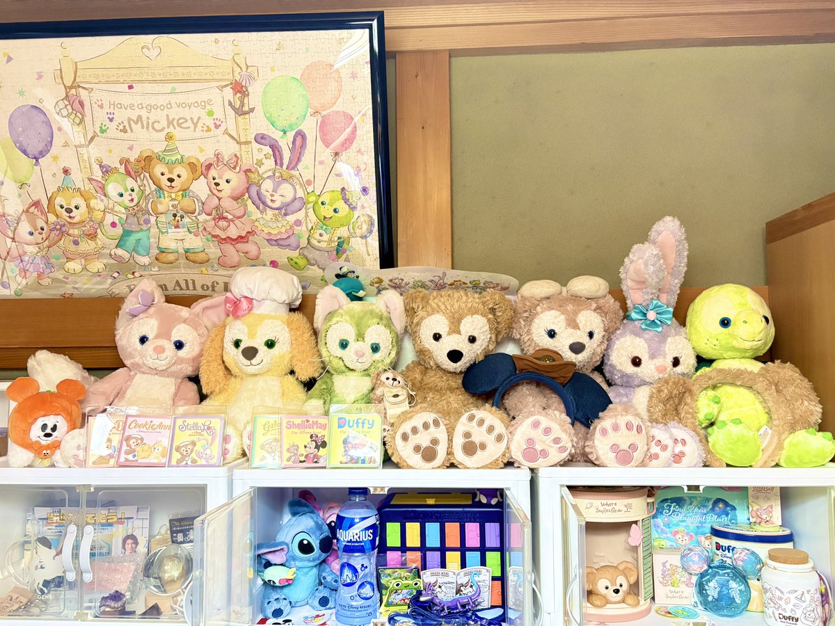 nkduffy06's tweet photo. 7人揃いました！！

#ダッフィーアンドフレンズ　#ダッフィー
 #シェリーメイ　#ジェラトーニ　#ステラルー　#クッキーアン　#オルメル　#リーナベル  #ディズニー https://t.co/K2DUe7V16L