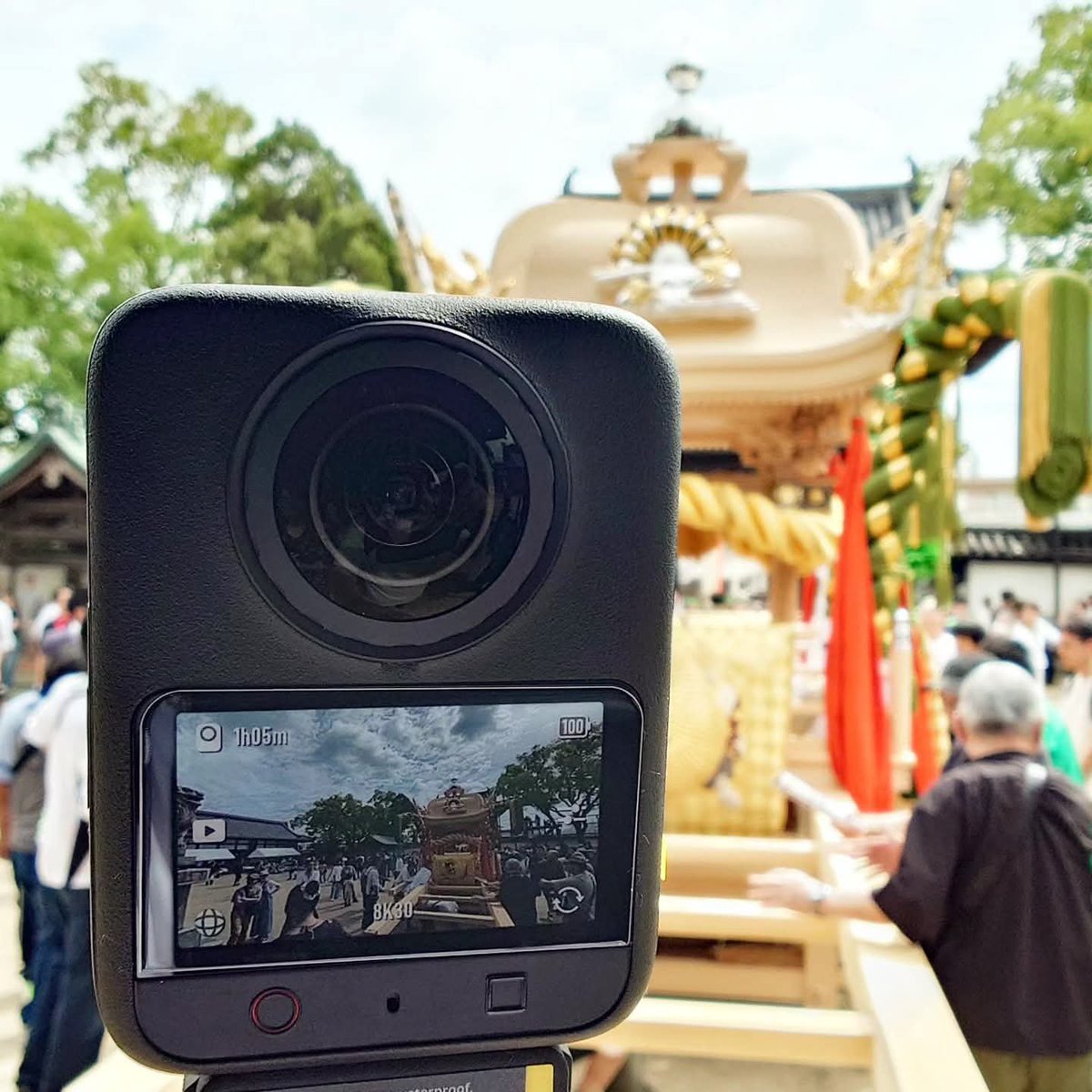 nadamatsuri's tweet photo. ほぼいきなりosmo360 Ⅱ導入
編集アプリもインストしてないし
やり方もまだわからないから
ゆっくり勉強しながら編集しよ😝
#木場屋台新調 #木場屋台入魂式 #灘のけんか祭り #osmo360ii #myhimeji @my_himeji https://t.co/cAjnutntSp