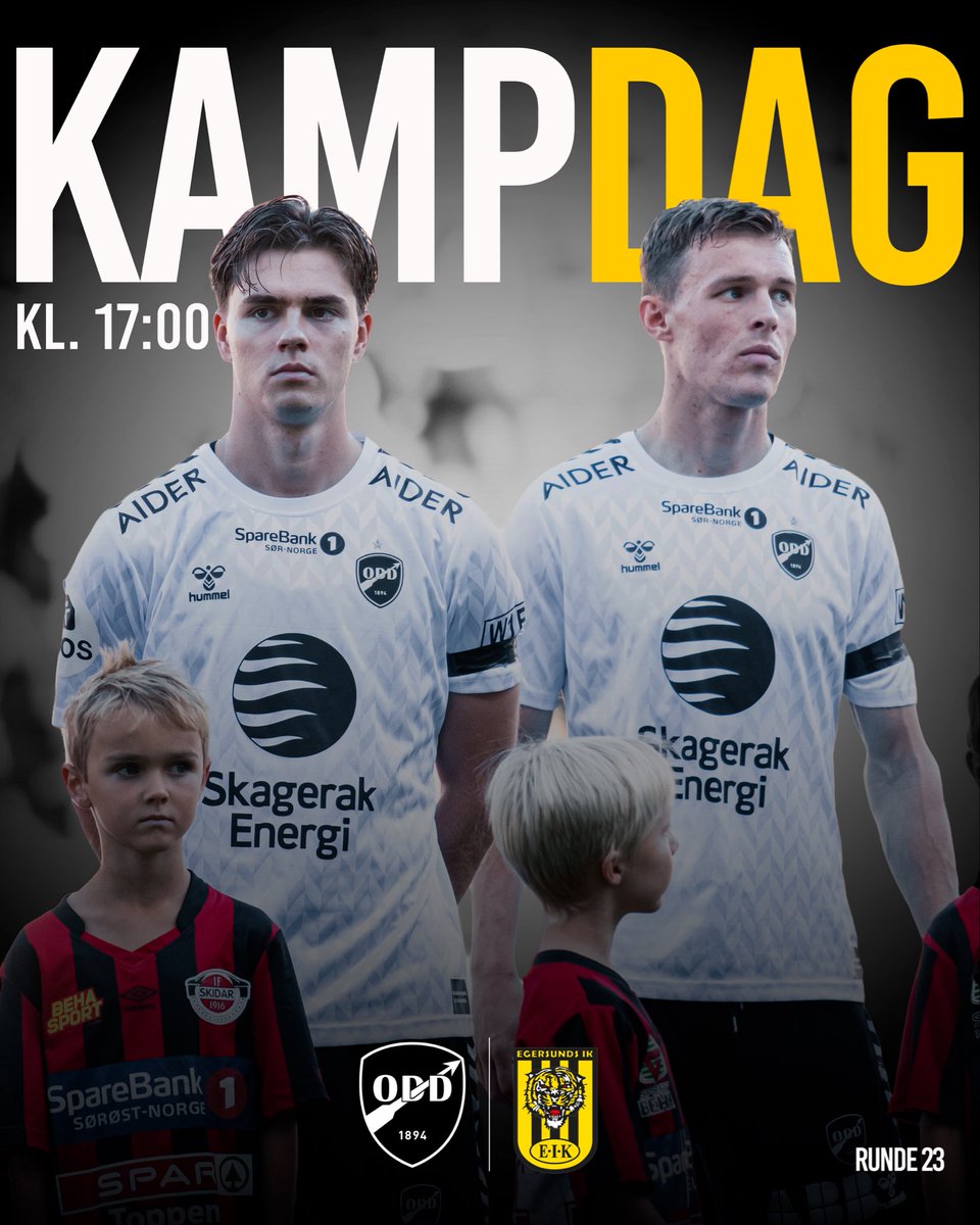 oddsbk's tweet photo. KAMPDAG🖤🤍

🆚Egersund
🏟️Skagerak Arena
🕓Avspark 17:00
🕑Fanzone åpner 15:00

Billetter finner du på: https://t.co/UGXUhiMwxe https://t.co/vQG8UImeMz