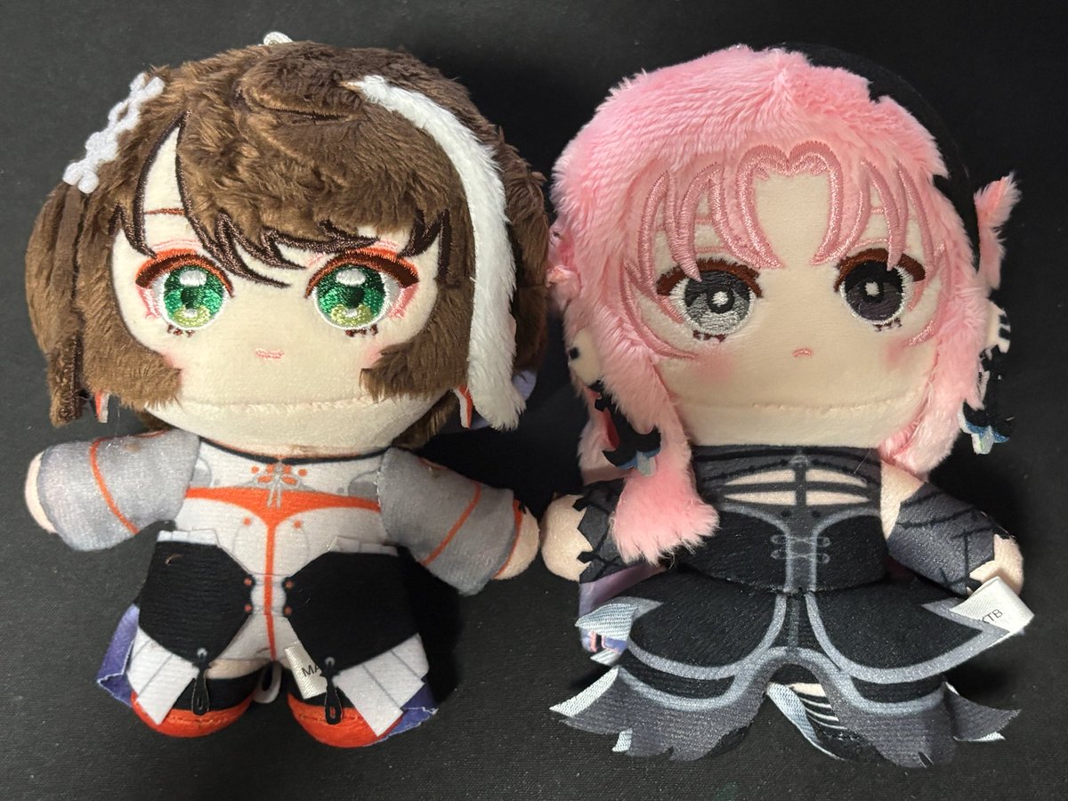 kitchen_ultima's tweet photo. 明透ちゃん琶舞さんぬい届いたんだけど、姉妹揃って見事な二重顎🤣
小顔マッサージしてちょっとマシになったかしら✨
仲良く祭壇に収まってもろて⛩️ https://t.co/KVO3KAaYwU