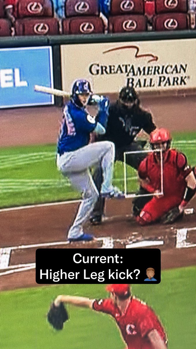 dizzle318's tweet photo. @Cubs @WatchMarquee PCA this is the wrong time to change your swing my guy wtf you doing!🤷🏽‍♂️ https://t.co/tbLQUSV3DU