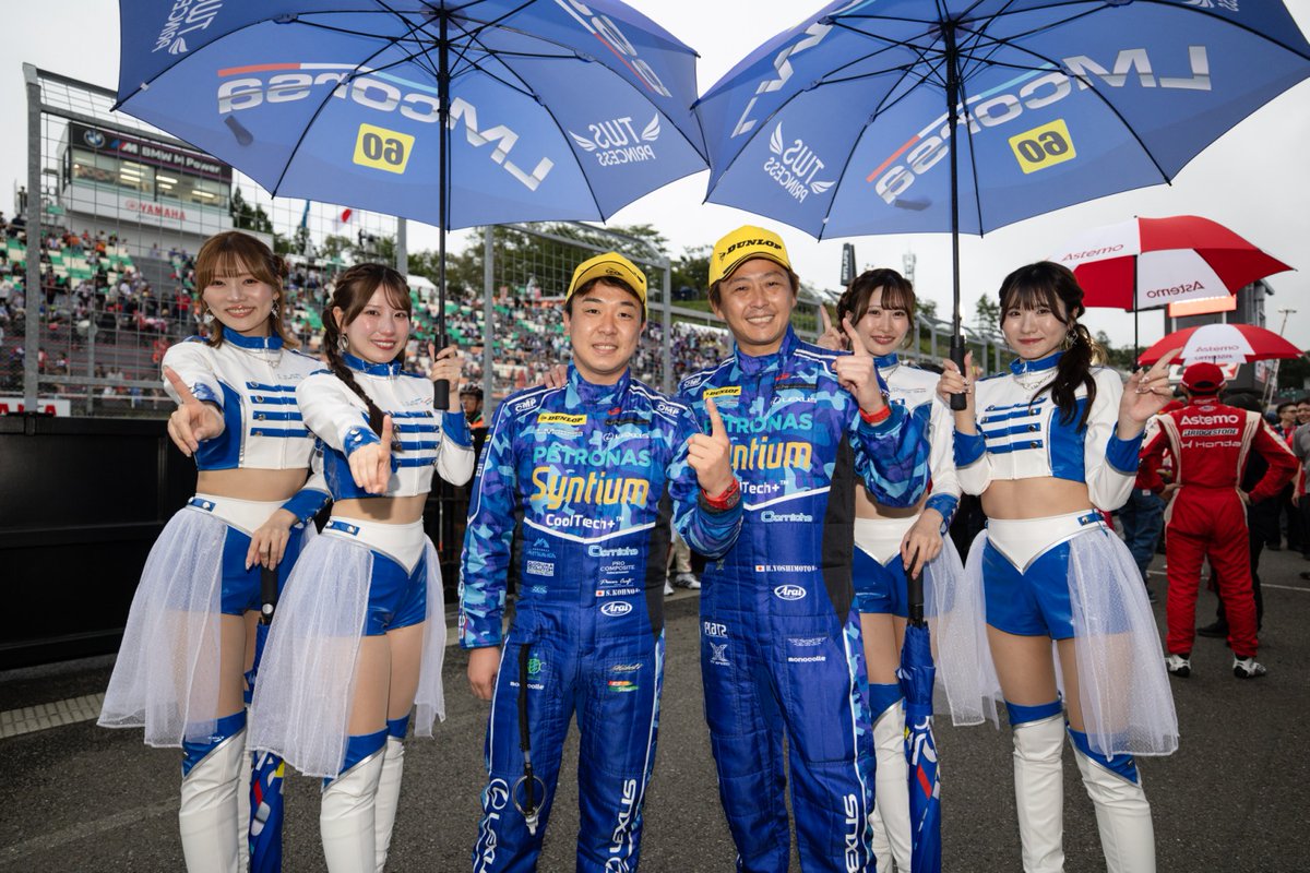 TOYOTA_GR's tweet photo. SUPER GT
Rd.6 スポーツランドSUGO【決勝速報】🚗✨

✅GT500クラス
#GRスープラ が2位フィニッシュ!!

🥈 #39 DENSO KOBELCO SARD GR Supra(関口雄飛／サッシャ・フェネストラズ)が、8番手スタートから嬉しい今季初表彰台の2位✨

4️⃣ #36 au TOM’S GR Supra(坪井翔／山下健太)
5️⃣ #37 Deloitte TOM'S GR Supra(笹原右京／ジュリアーノ・アレジ)
6️⃣ #19 WedsSport BANDOH GR Supra(国本雄資／阪口晴南)
🔟 #38 KeePer CERUMO GR Supra(大湯都史樹／小林利徠斗)
までが入賞。

✅GT300クラス

🥇 #60 Syntium LMcorsa LC500 GT(吉本大樹／河野駿佑)がポール・トゥ・ウィンで、2年連続SUGOラウンド制覇🏆🍾✨

[14] #25 HOPPY Schatz GR Supra GT(松井孝允／洞地遼大)
[15] #31 apr LC500h GT(小高一斗／小山美姫)
までが入賞。

熱い応援ありがとうございました!!

#SUPERGT