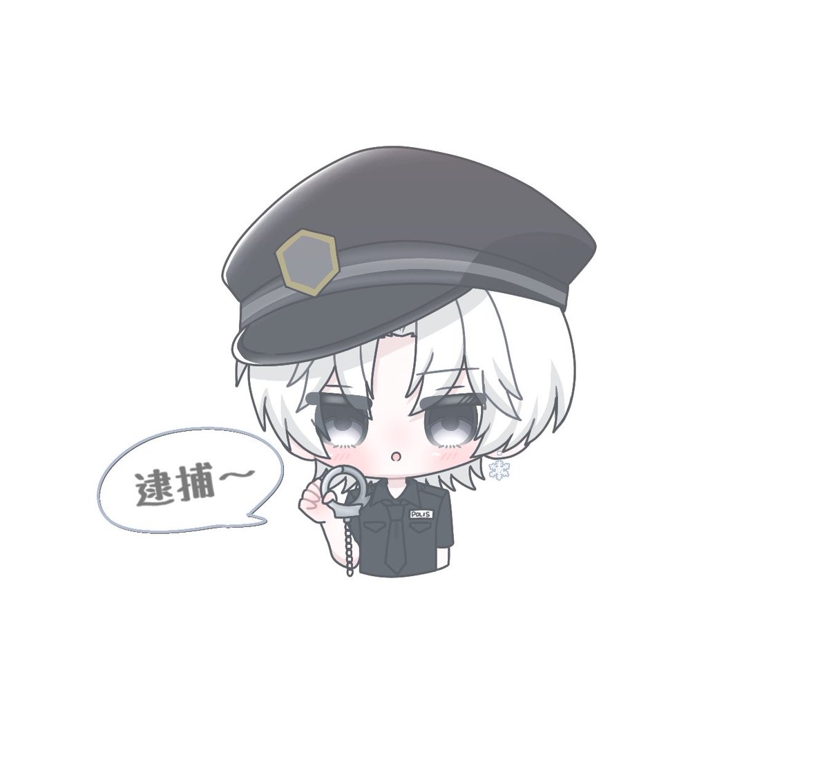 Sleep1031_2's tweet photo. 🚓🤍 #にしきくん #にしきくんあーと https://t.co/00ebvYnvQn