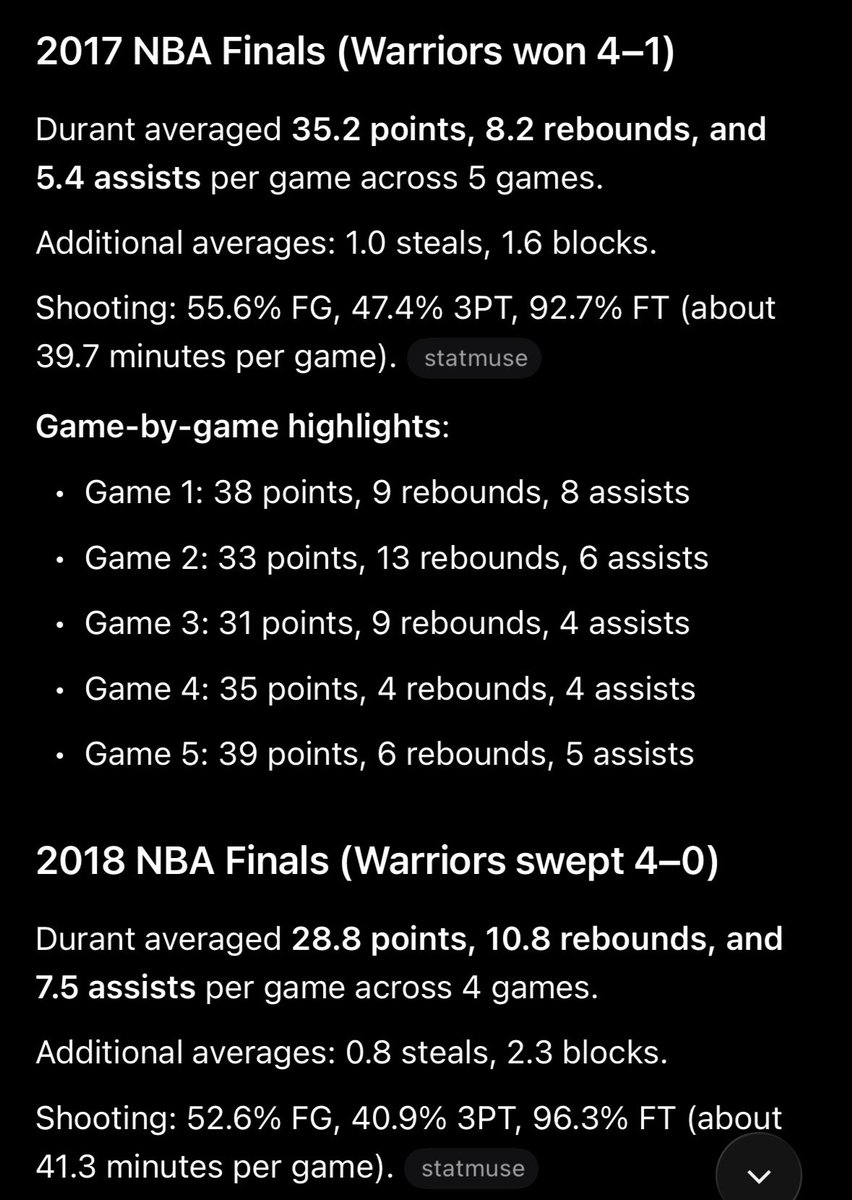 CT3_Anonymous's tweet photo. @TheNBACentel @ESPMNBA He aint lying though. He gave GS someone to go directly head to head with Lebron and he performed. https://t.co/qk7sNpl6YN