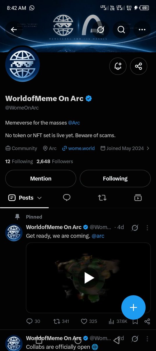 Maximus760049's tweet photo. @the_k_Prince_ @WomeOnArc Done here✅ 

0x83888a4C19044f5a9EB74F041E1ab2B3DB5f6141 https://t.co/QN1Iu0Z4ev