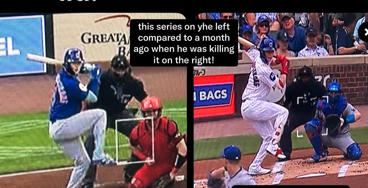 dizzle318's tweet photo. @MboneHD What is PCA doing changing his swing! bro NOOOO! 😤 https://t.co/G7zsnJxDD2