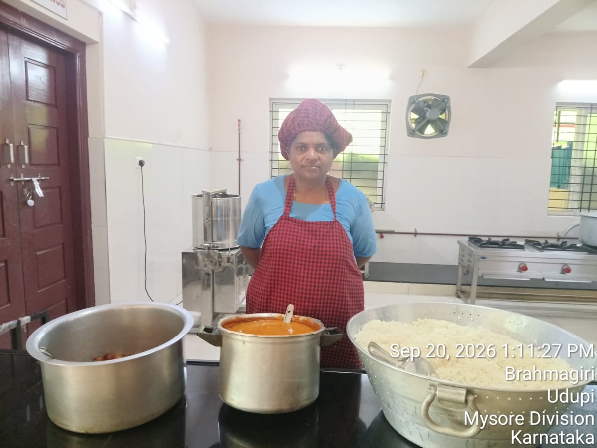DBRGTUdupi's tweet photo. Lunch 
20-09-26
#SocialAudit_SWDMeals #SocialWelfare_Karnataka https://t.co/NSDkMrPKkx