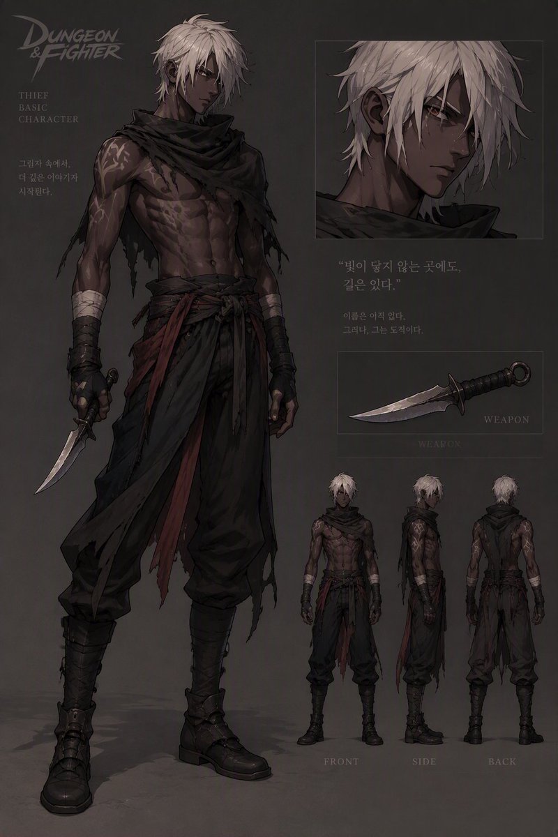 Suck08827537's tweet photo. #DNF #DFO #던파 #OC
던파 신캐 남도적(male thief) https://t.co/SZqBhKlCyD