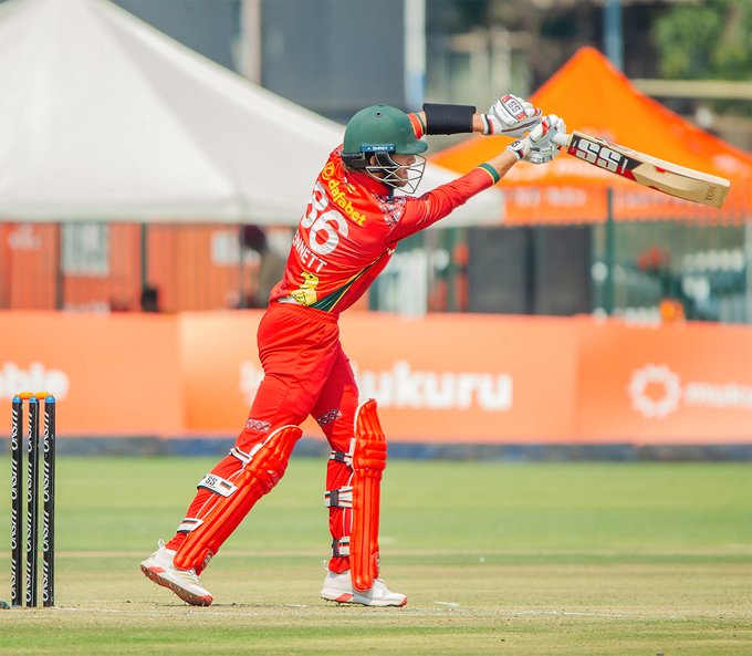 99/3 after 20 overs! Zimbabwe need a strong second half to push past the 300-mark.