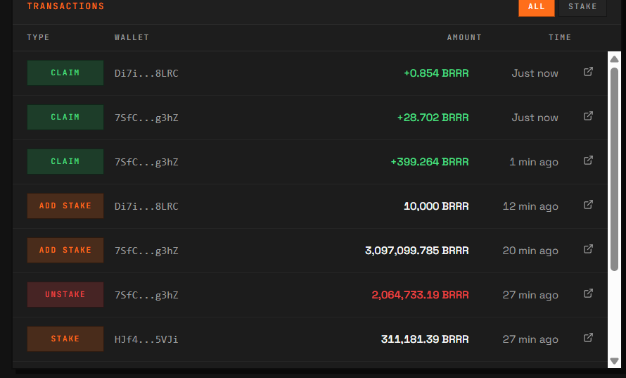 BRRRWallet's tweet photo. Claiming has been tested and is working fine now. 

You can claim your rewards normally. 

Thanks for the patience. https://t.co/fO7Lv5ZHYc