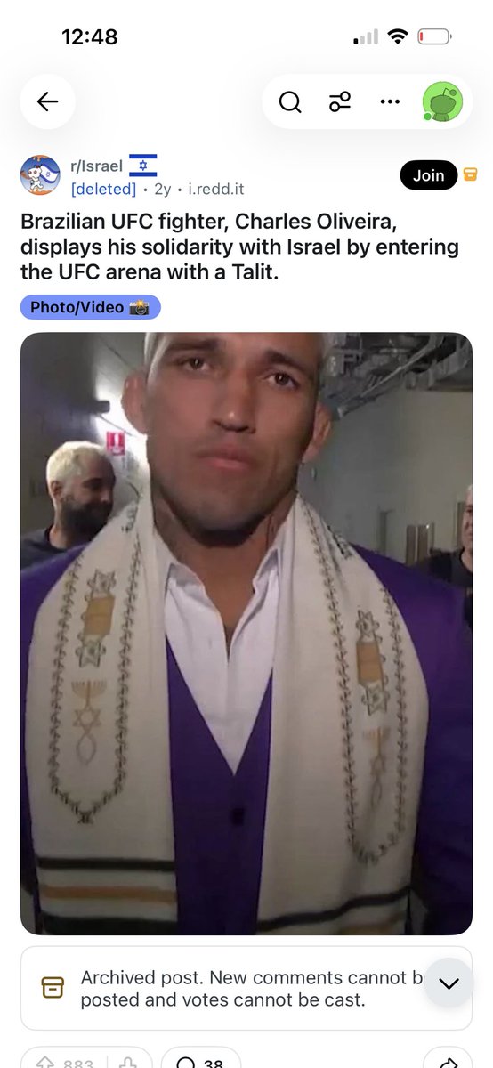 way2syck's tweet photo. @TheGreatKing28 @MBAsupplements @fishFingersMayo @thesadLAFan @Dravik23642 Literally posted in a whole Israeli subreddit 😭 also too lazy to find it but pitbull follows like an IDF soldier https://t.co/CKUsEesyrT