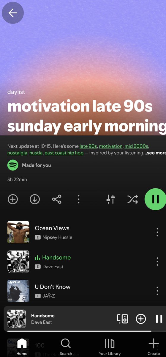 rexie_pac's tweet photo. i feel like this playlist is really made for me fr 

er'rbody needs to check it out it's really 🔥

it's called daylist. rlly goated list fr. https://t.co/evKY0x58FI