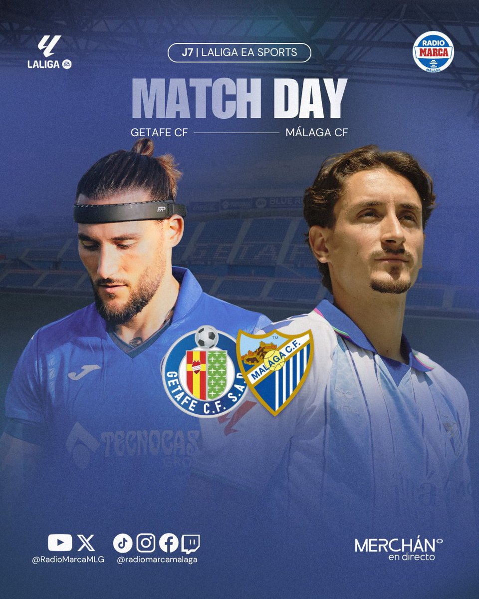 RadioMarcaMLG's tweet photo. MCF || 🚨Última oportunidad para ganar antes del parón. 

El Málaga CF afronta este domingo su tercera visita a Madrid para medirse a un Getafe CF que, por plantilla y objetivos, parte de un escenario más cercano al de los blanquiazules.

➡️ Desde las 13:30h en Radio Marca Málaga https://t.co/YsaNQ1HvAO