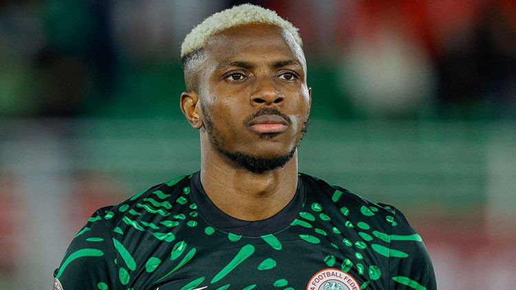 SporBay's tweet photo. 🅱️ Nijerya Futbol Federasyonu, Victor Osimhen’in Afrika uluslar kupası eleme maçlarında oynayamayacağını açıkladı. https://t.co/EZ9Oi2DeVS