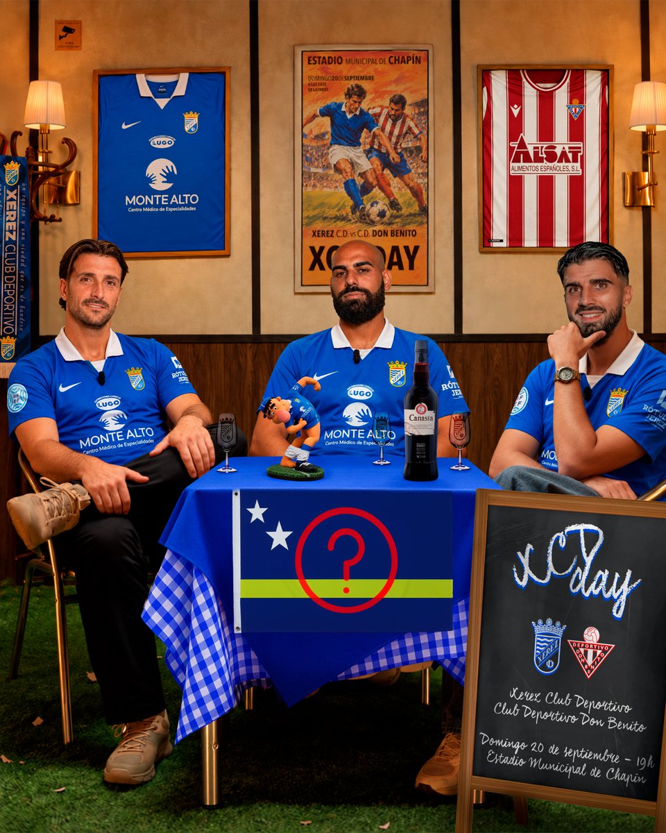 XerezCD_OFICIAL's tweet photo. ¡𝗛𝗼𝘆 𝗲𝘀 𝘂𝗻 𝗱𝗶́𝗮 𝗱𝗶𝗳𝗲𝗿𝗲𝗻𝘁𝗲. 𝗛𝗼𝘆 𝗲𝘀 #XCDday!

🆚 @CDDonBenito_
🕖 19:00
🏟️ Chapín 
📺 YouTube Xerez CD

#️⃣ #XerezDonBenito https://t.co/gV5KUoYGuo