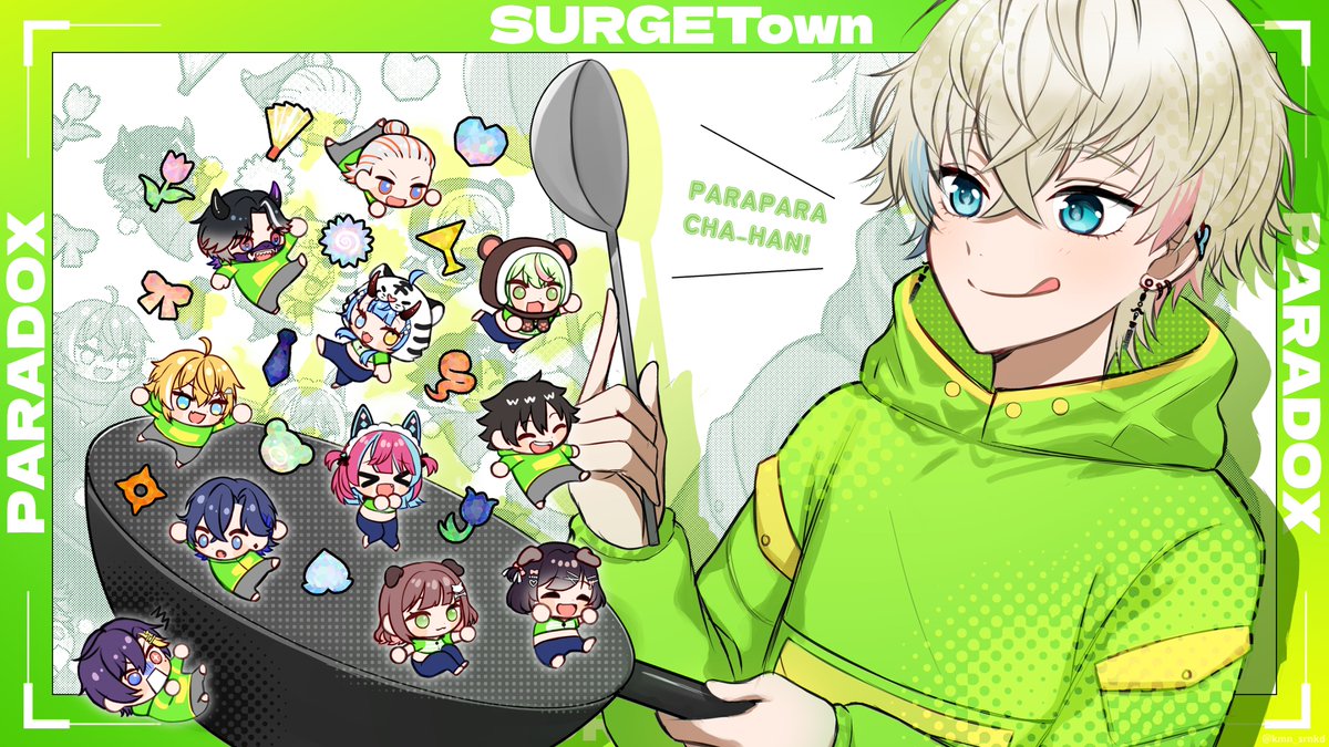 kmn_srnkd's tweet photo. PARA PARA CHA-HAN！
#PARADOX #SURGETown #Bobアート https://t.co/eiWXFamhbr