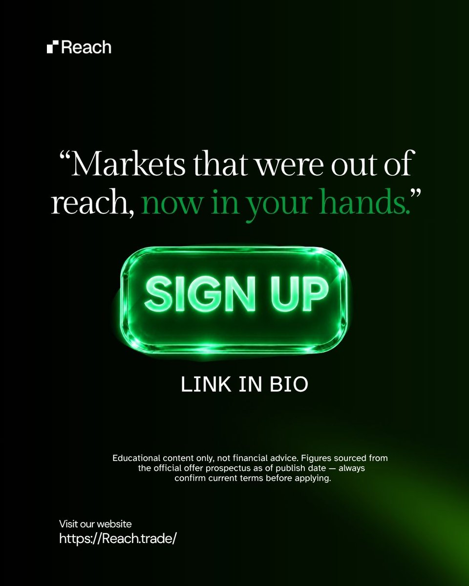 reach_trade's tweet photo. Markets that were out of reach, now in your hand.
Subscribe for the Dangote IPO directly on Reach — link in bio.
#EmergingMarkets #NGX #DangoteIPO https://t.co/WxTvhXNOcD