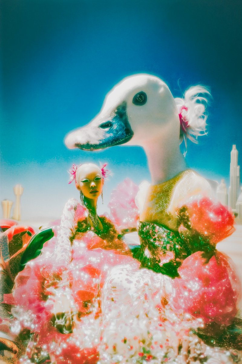 risugawa's tweet photo. My new piece 🪿🌹✨

'The Duck as Its Own Being #2'
1/1　1.99 tz
https://t.co/NzHGykZcVc https://t.co/6Vyr4pRhFO