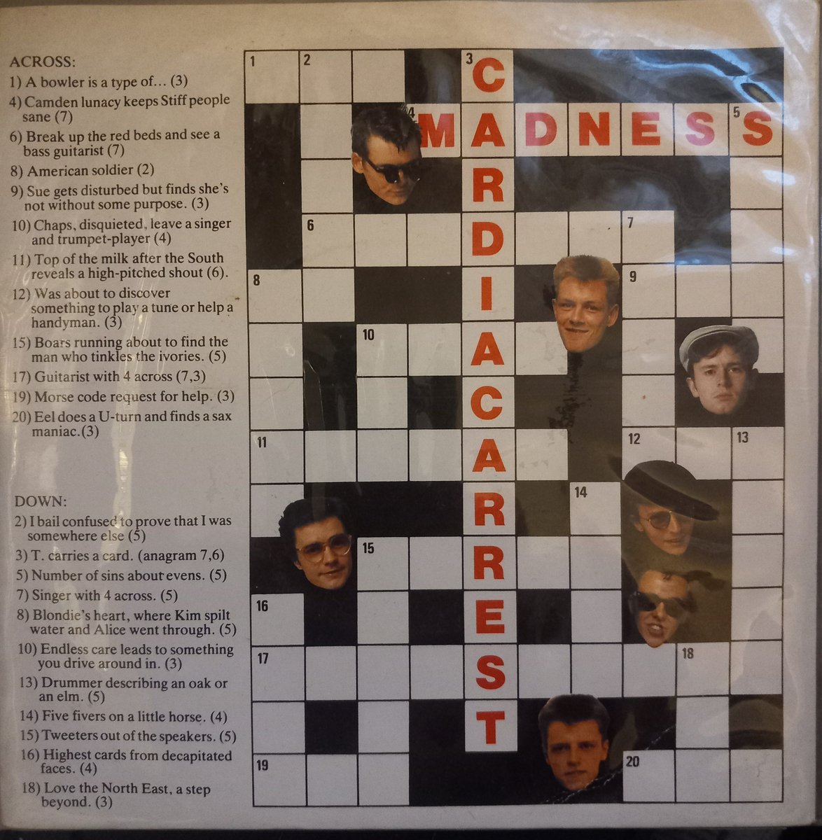 StevieHarryman's tweet photo. 1982. Cardiac Arrest 7" single #madness #stiffrecords #80s #vinyl #vinylcollection https://t.co/1Srmuez7I8