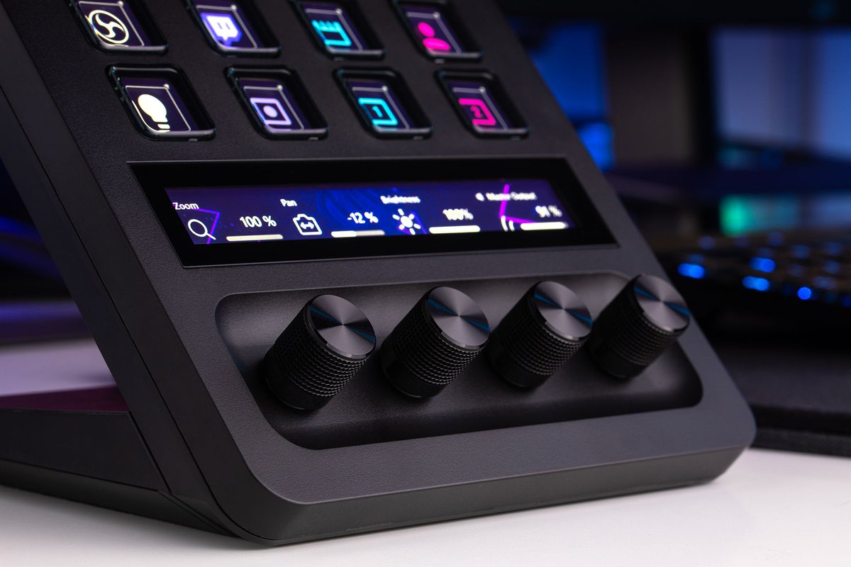 elgatoDE's tweet photo. Stream Deck + ist runter im Preis. Du weißt Bescheid. 👀

8 Tasten, Touch Display, 4 Dials für 25 % weniger.

Code CREATE25: https://t.co/XClYapHCoU https://t.co/RUYmb6Sy1g