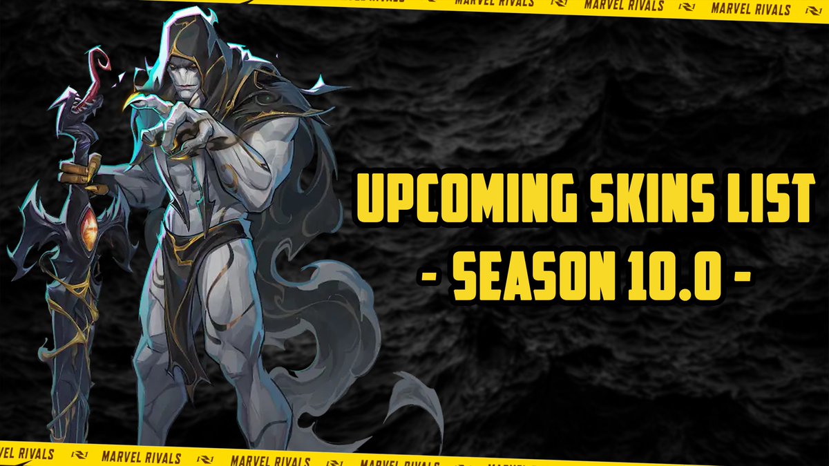 X0X_LEAK's tweet photo. 🆕 Here is an updated list of upcoming skins that are coming in the future:

Human Torch:
- Original

Emma Frost: 
- Comic

Spider-Man:
- Comic
- Original, possibly Eternal

Devil Dinosaur:
- Original

Black Widow:
- Original

Luna Snow: 
- Recolor, Black & Gold
- Mirae Chroma 
- Comic, Legendary with Ult FX (could be Celestial Skin)
- Celestial Messenger 

Captain America:
- Movie
- Recolor

Rocket Raccoon: 
- Movie

Hela:
- Original
- Recolor, unsure lol

Magik:
- 3x Recolors (unsure, probably mislabeled)

Groot:
- Original

Doctor Strange:
- Original

Invisible Woman:
- Recolor, Black & Gold

Hulk:
- Recolor

Punisher:
-Recolor, Black & Gold

Psylocke:
- Original, likely Corporate Raider skin, Legendary with Ult FX

Star-Lord:
-Recolor, Black & Gold

Black Cat:
- Original

Storm:
- (likely) Legendary with 2 Recolors (likely Eternity Skin)

Iron Man:
- Recolor

Iron Fist:
- Original

Thor:
- Recolor
- King Thor 

Jeff the Land Shark:
-  Blue Chroma for Incognito Dolphin
- Comic

Hawkeye: 
- Original

Phoenix: 
- Celestial Messenger 

Deadpool:
- Comic

Daredevil:
- Pajama Party 

Scarlet Witch:
- MCU

Ultron:
- Comic

Gambit:
- Original

Winter Soldier:
- Recolor
- Original, Legendary with Ult FX

NOTE: 
The list doesn't rule out other upcoming skins for these or other heroes. It's just a bunch we know of. If known upcoming skins have been missed and are not listed above, they are still coming.  The list is updated to the current patch data. #MarvelRivals