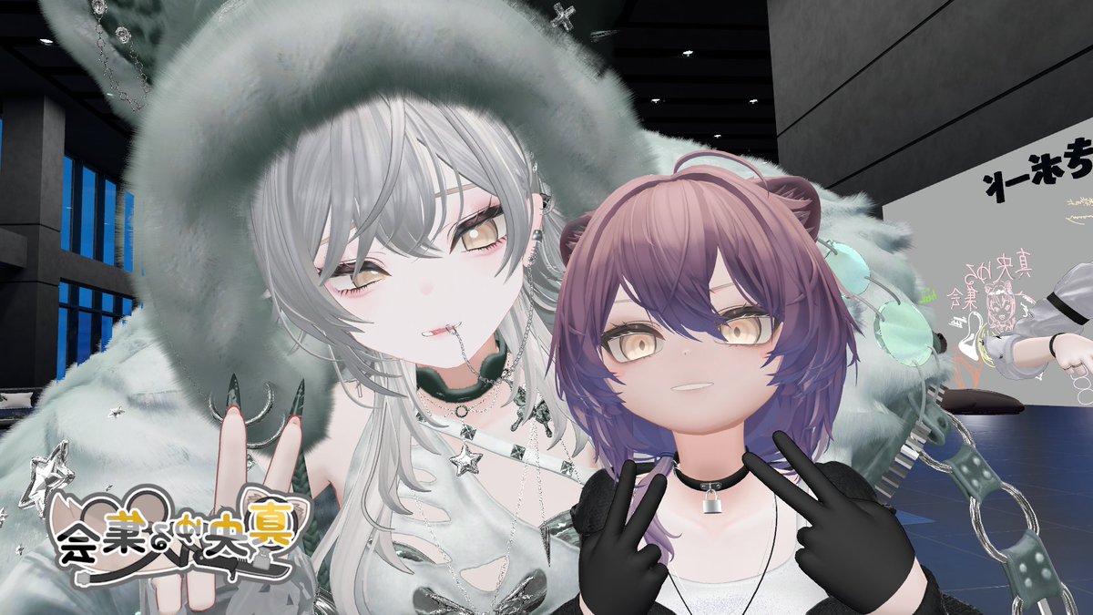 labo_9029's tweet photo. ロゴ反対になっちゃってるのは許してください。
#真央ゆる集会 #vrchat #mao3d https://t.co/QiappYuM3M