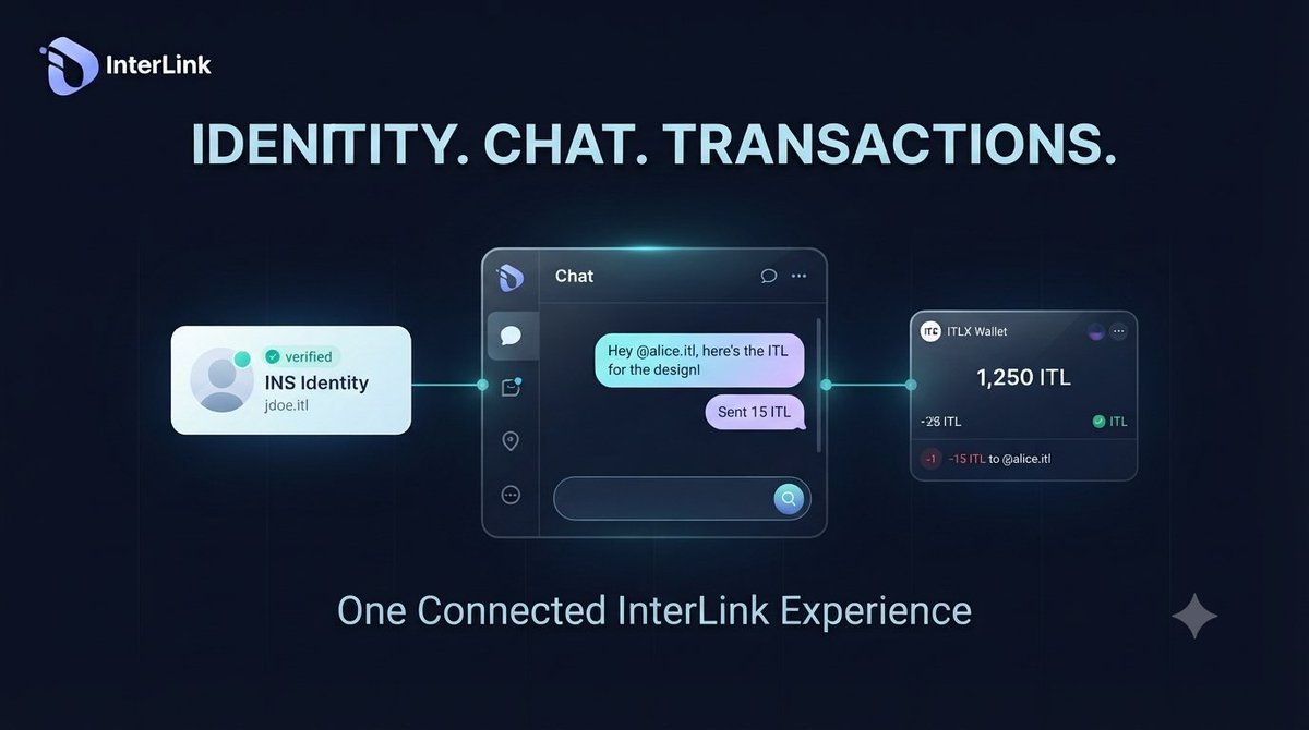 muktharworks's tweet photo. InterLink Chat is designed to bring messaging, identity and digital transactions into a connected experience. ITLX Wallet login, INS name and ITL transfers can be connected to the same environment.
#InterLink #ITL #ITLG #InterLinkChat https://t.co/rTNQXQfO3u