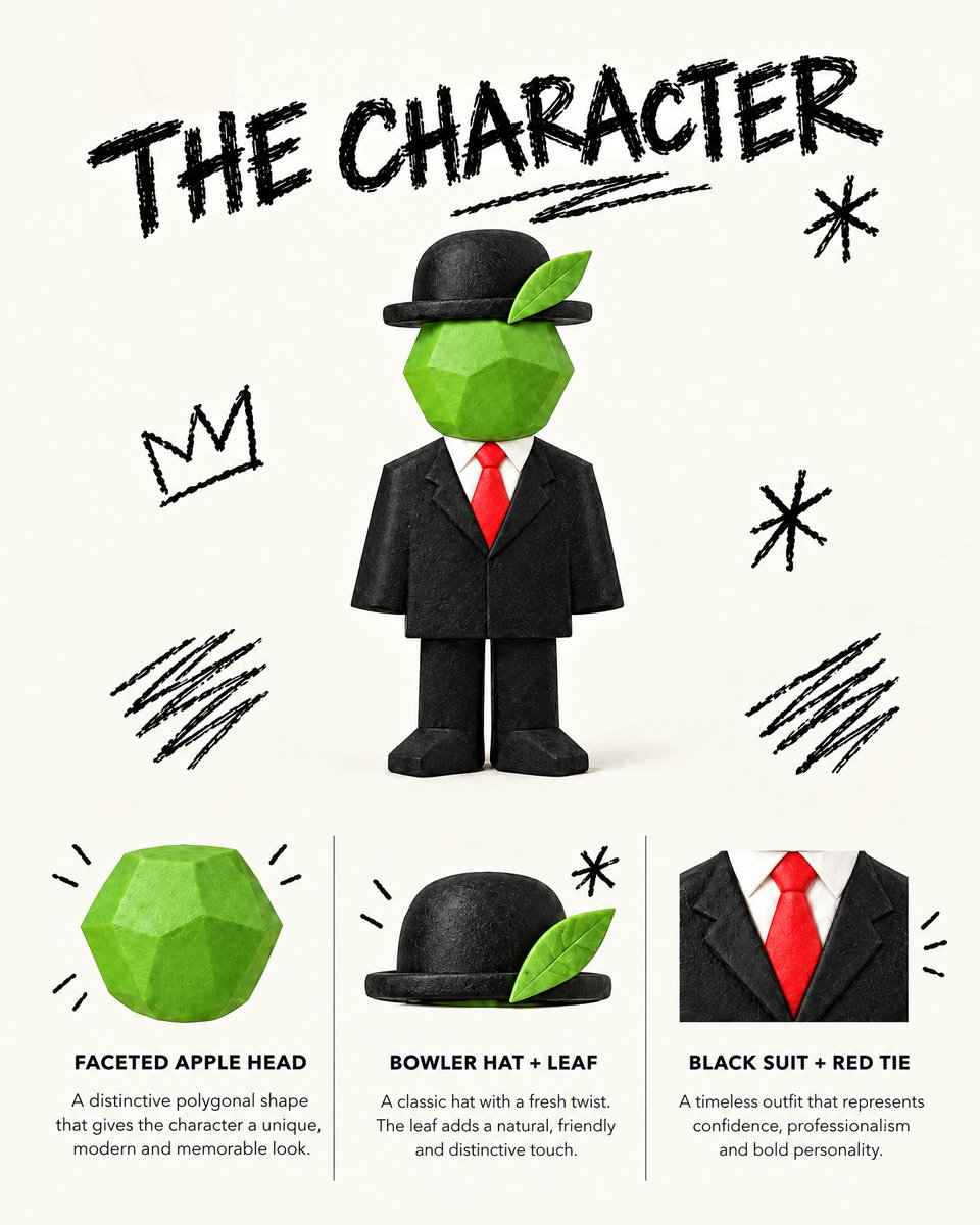 lovart_ai's tweet photo. “Lovart turned classic art into a brand’s new identity. ”🍏 https://t.co/15Vi1NKmUh