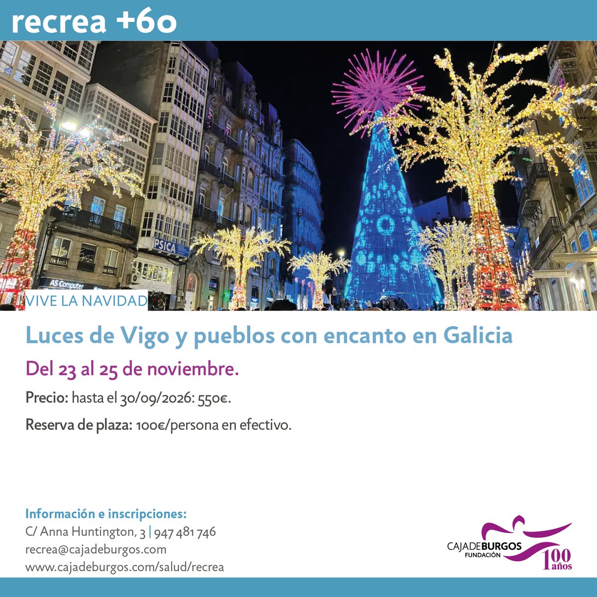 ForoSolidario's tweet photo. ¿Quién dijo que en otoño - invierno no hay planes?✨ Para quienes buscan algo espectacular 👉 dos escapadas con mayúsculas:

🎪 Madrid: Circo del Sol "KURIOS - Cabinet of Curiosities": un espectáculo de artistas de talla mundial.
📅 20 de noviembre · 💶 110€ (traslado + entrada) · Inscripciones hasta el 20/10

🎄 Luces de Vigo y pueblos con encanto en Galicia: la Navidad más famosa de España, con su recorrido de luces y pueblos gallegos llenos de magia. 📅 Del 23 al 25 de noviembre · 💶 550€ hasta el 30 de septiembre.

Toda la información e inscripciones 📲 en https://t.co/wXTxIW3iCL 🏢 Inscripciones en Punto de Información del Foro Solidario.