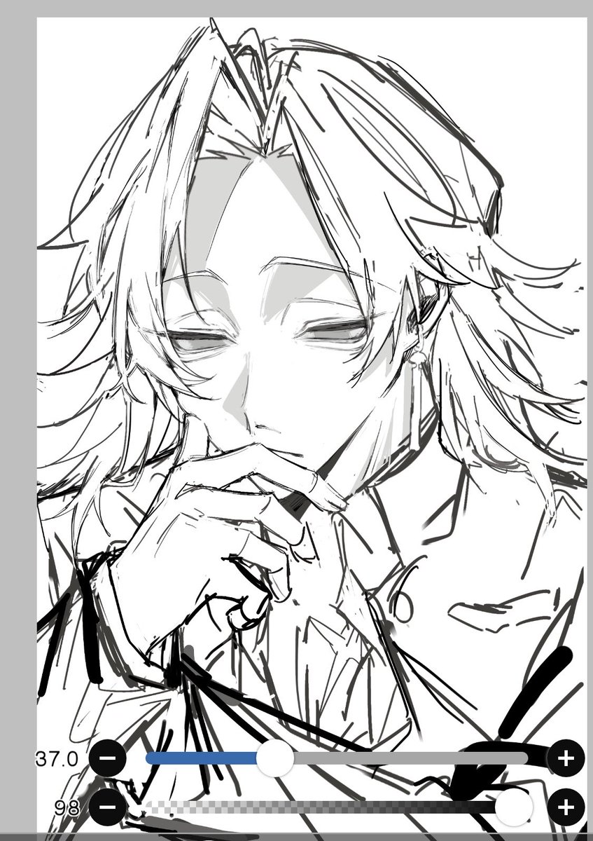 4ic83's tweet photo. めちゃめちゃ描き途中だけど刹那さんが可愛くて⋯⋯✍👀 https://t.co/qi892jW7xX