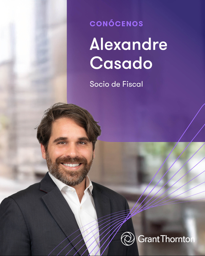 GrantThorntonSp's tweet photo. Alexandre Casado Belloso es Socio de Fiscal en Grant Thornton. Especialista en fiscalidad nacional e internacional, asesora a empresas en reorganizaciones, M&amp;A, due diligence e inspecciones tributarias.

👉 https://t.co/I7ORjRdGrA https://t.co/Dyn7B0eC10