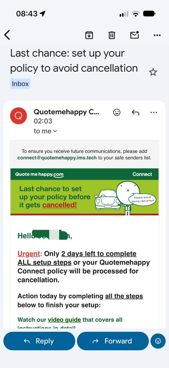 igillesp's tweet photo. @AvivaUK Please can you help? QuoteMeHappy about to cancel policy when we’ve been trying to get login help for a week. Your lack of human interface does not make for good customer experience https://t.co/z44netakxX
