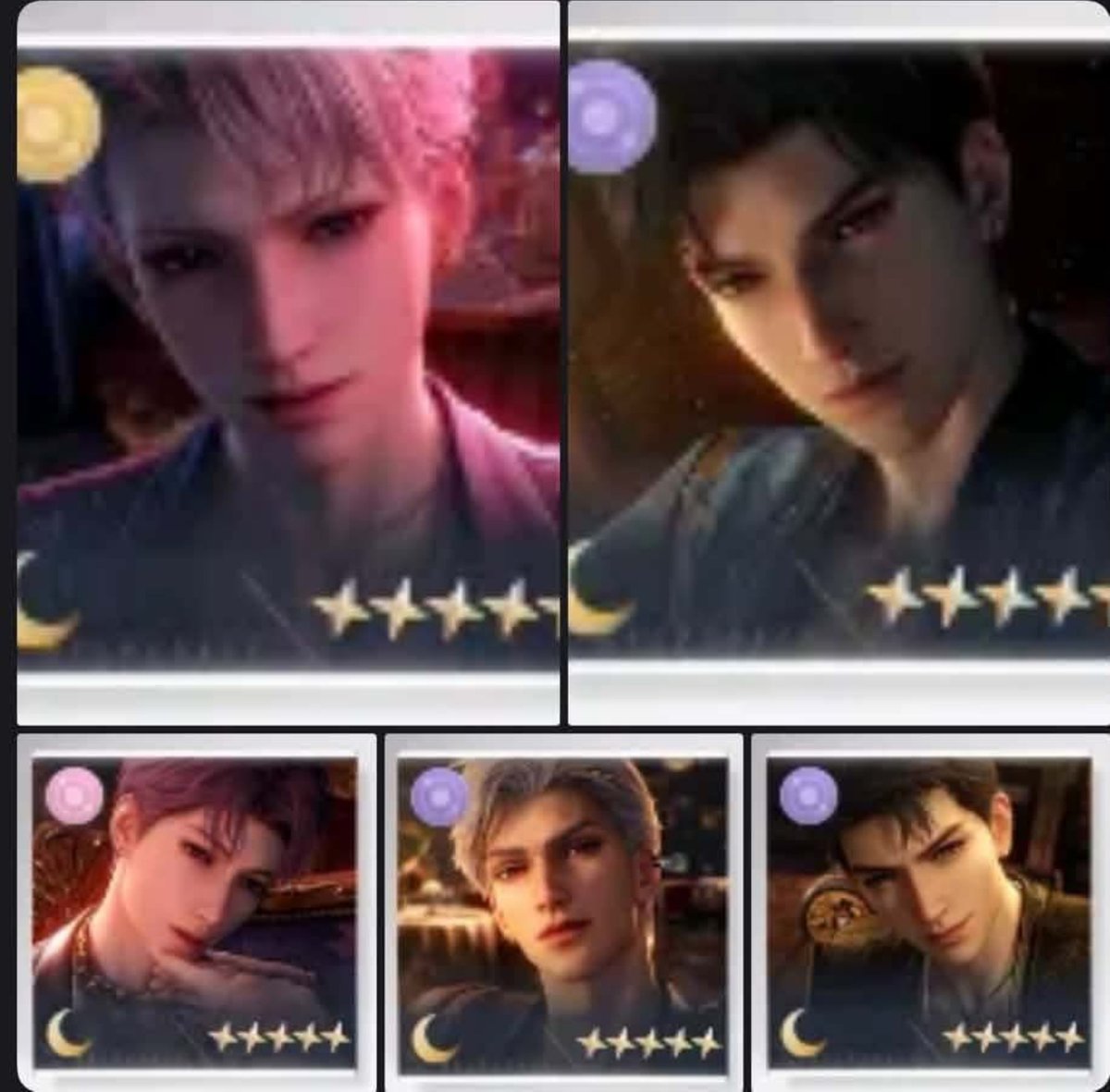 oxiddys's tweet photo. El color de las stellas de este nuevo multibanner son

💛 XAVIER
🩷 RAFA
💜 ZAYNE, SYLUS Y CALEB https://t.co/58BLcZBxXM