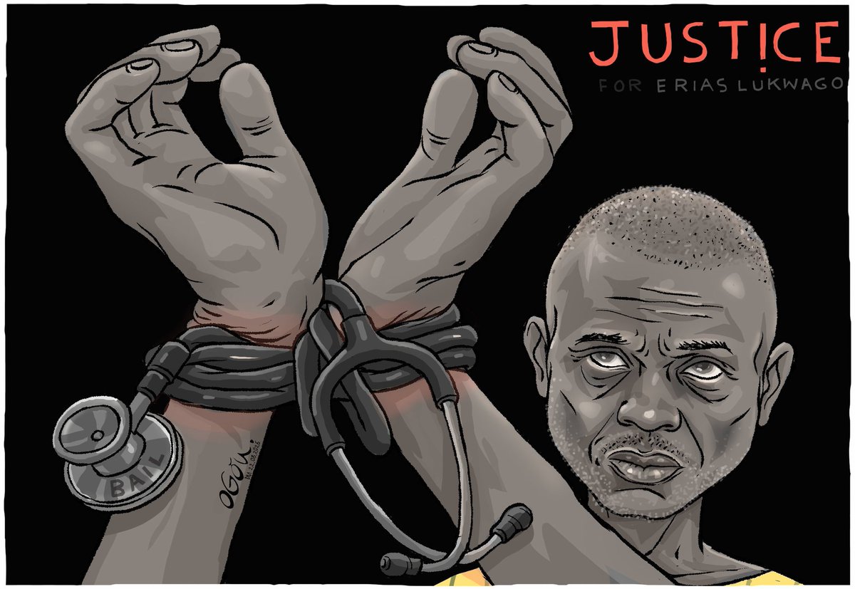 Sambannz's tweet photo. "The pain is too much. I know I will die. I know all of us will die, but I wouldn't want to die a painful death".~Erias Lukwago https://t.co/cQAKUGD60U