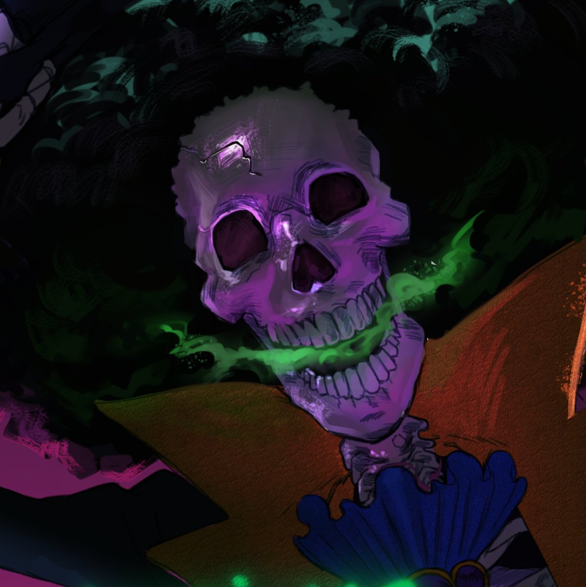 ceeeeekay_'s tweet photo. surprisingly, i had a fun time drawing his skeletal body. https://t.co/Qvf0kI51Mi