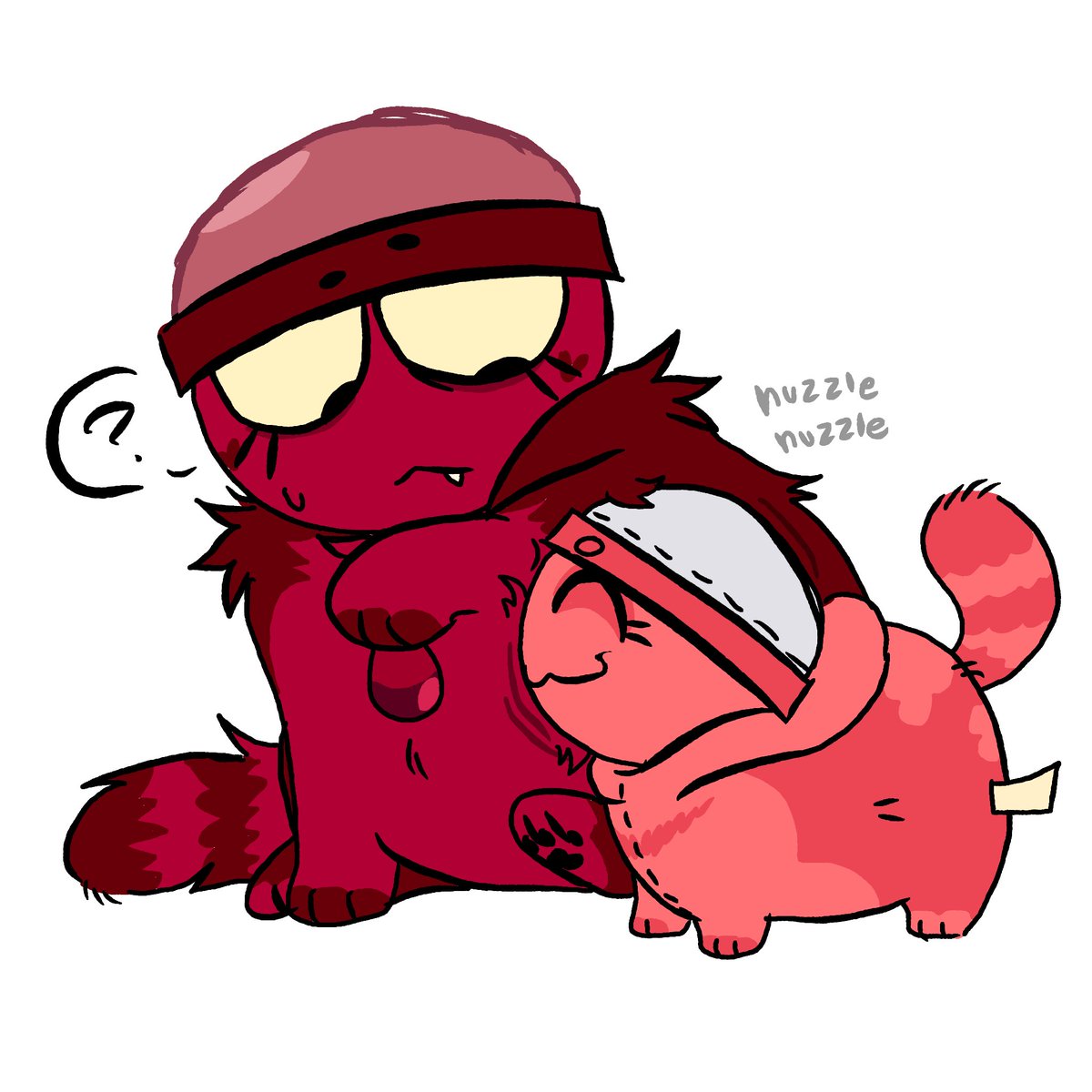 TopBond12's tweet photo. Awww tinnie Winnie Plush gigi creature is giving cherry gigi creature attention awww how cuteee 🥹 https://t.co/tvcJzX0D7Q